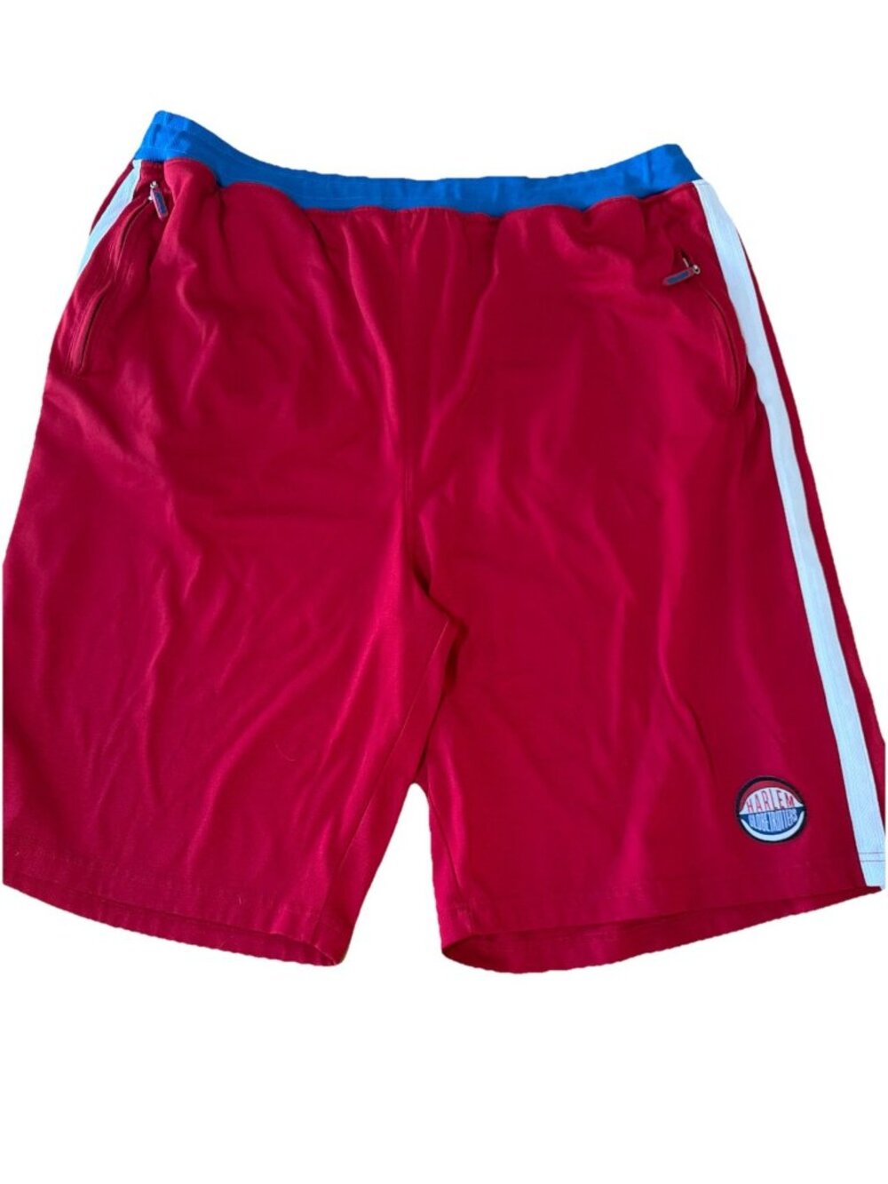 Vintage Red FUBU Harlem Globetrotters Basketball Shorts Mens Sz XXL Rare Y2K